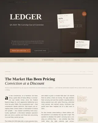 Insightful Vintage Marketplace Landing Page Template