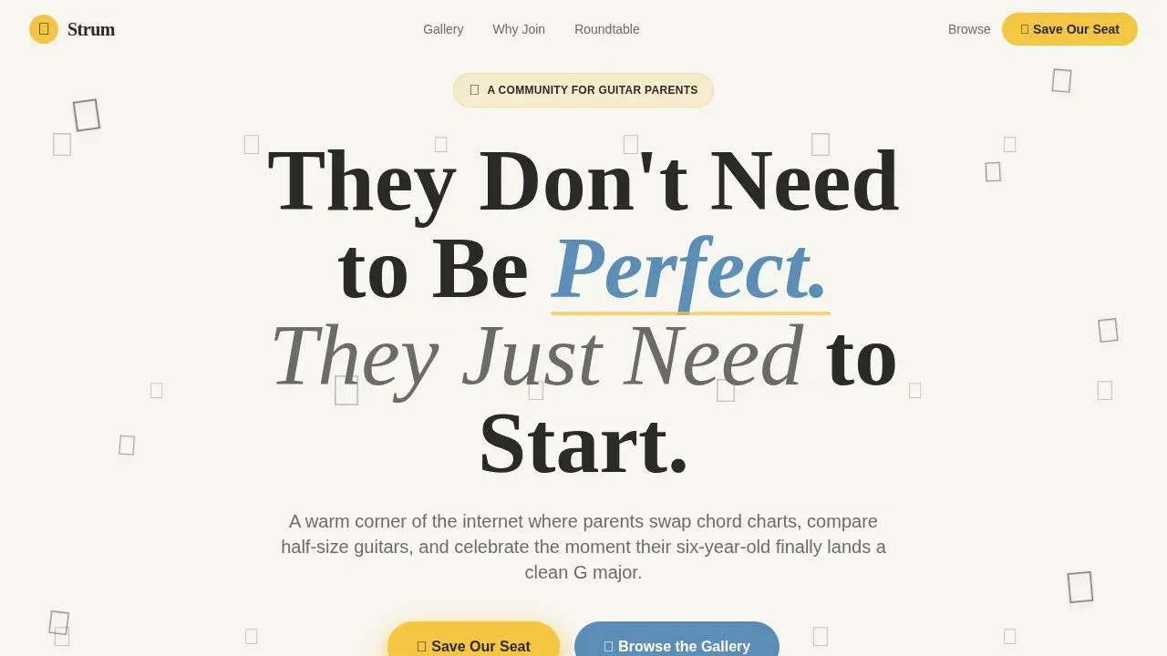Engaging Youth Music Education Landing Page Template