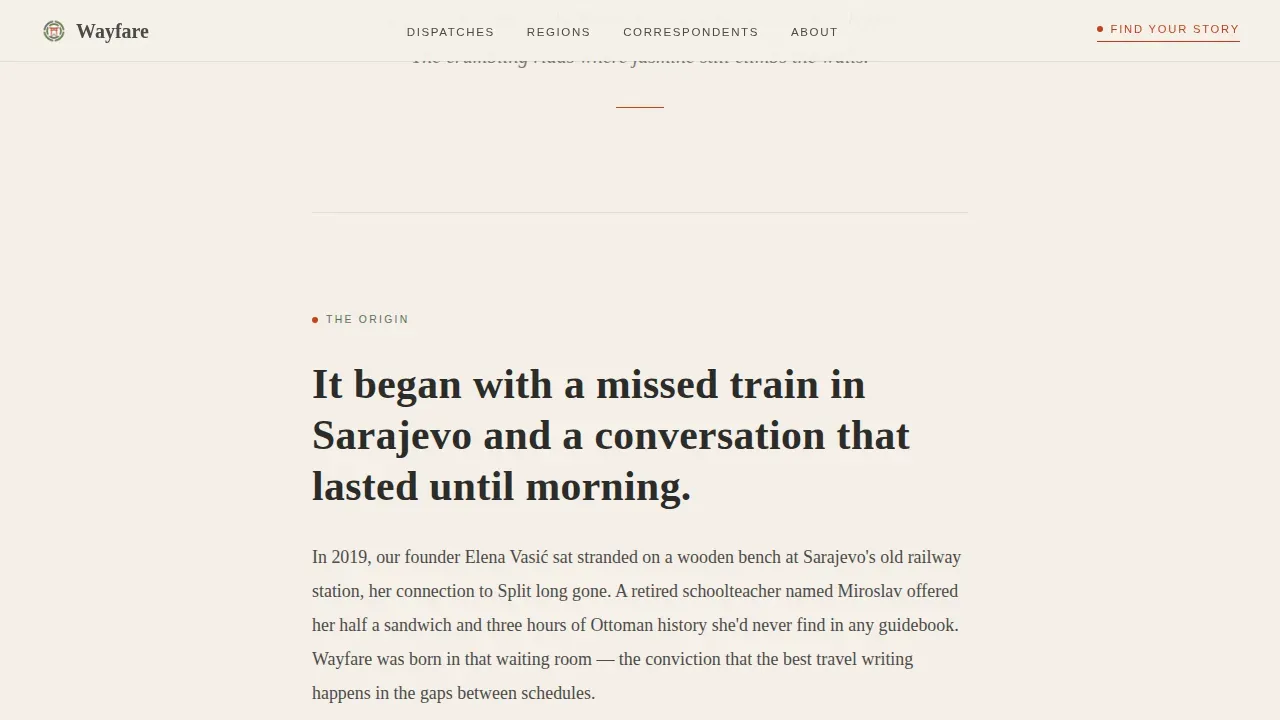 Travel Blog & Media Blog Website Template