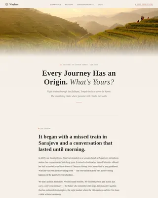 Travel Blog & Media Blog Website Template