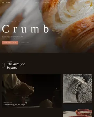 Artisan Baking Discovery Landing Page Template