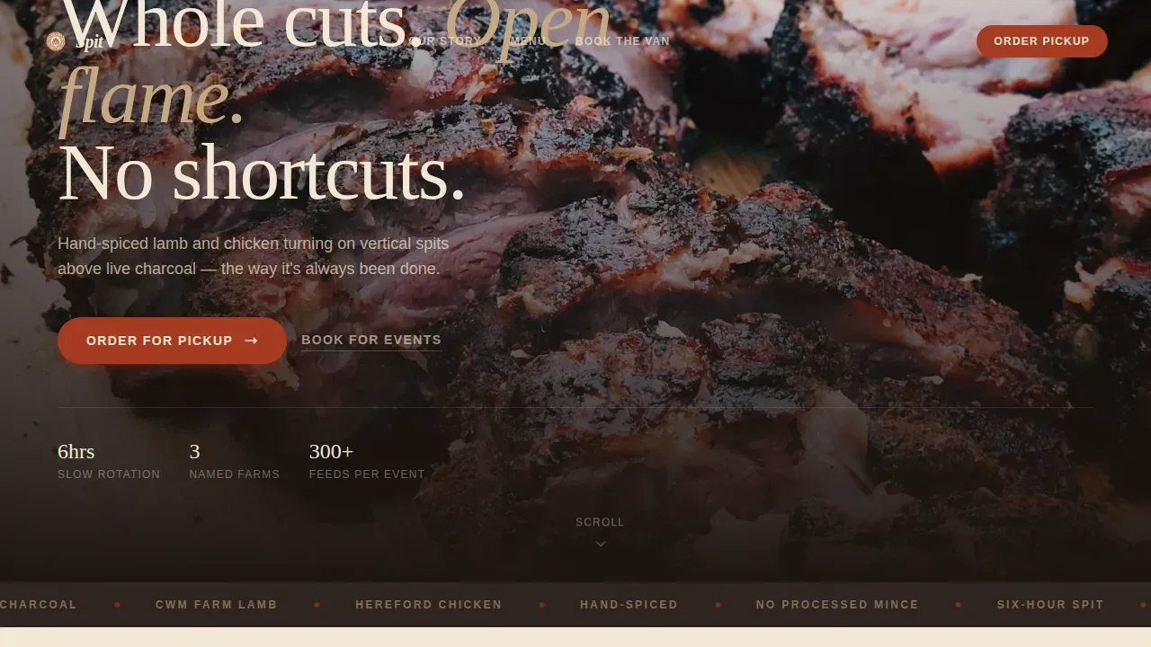 Complete Regional & Specialty Restaurant Professional Website Template