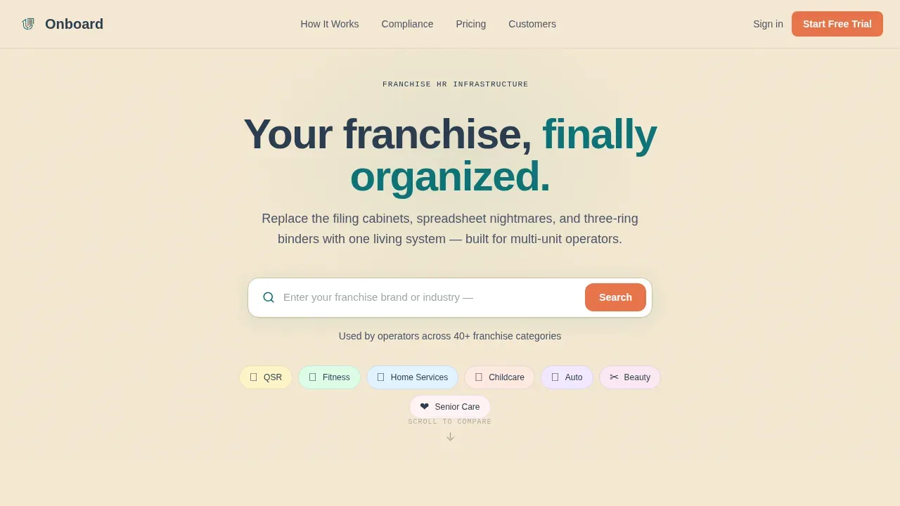 Elite Franchise Compliance | Free Website Template | Rocket
