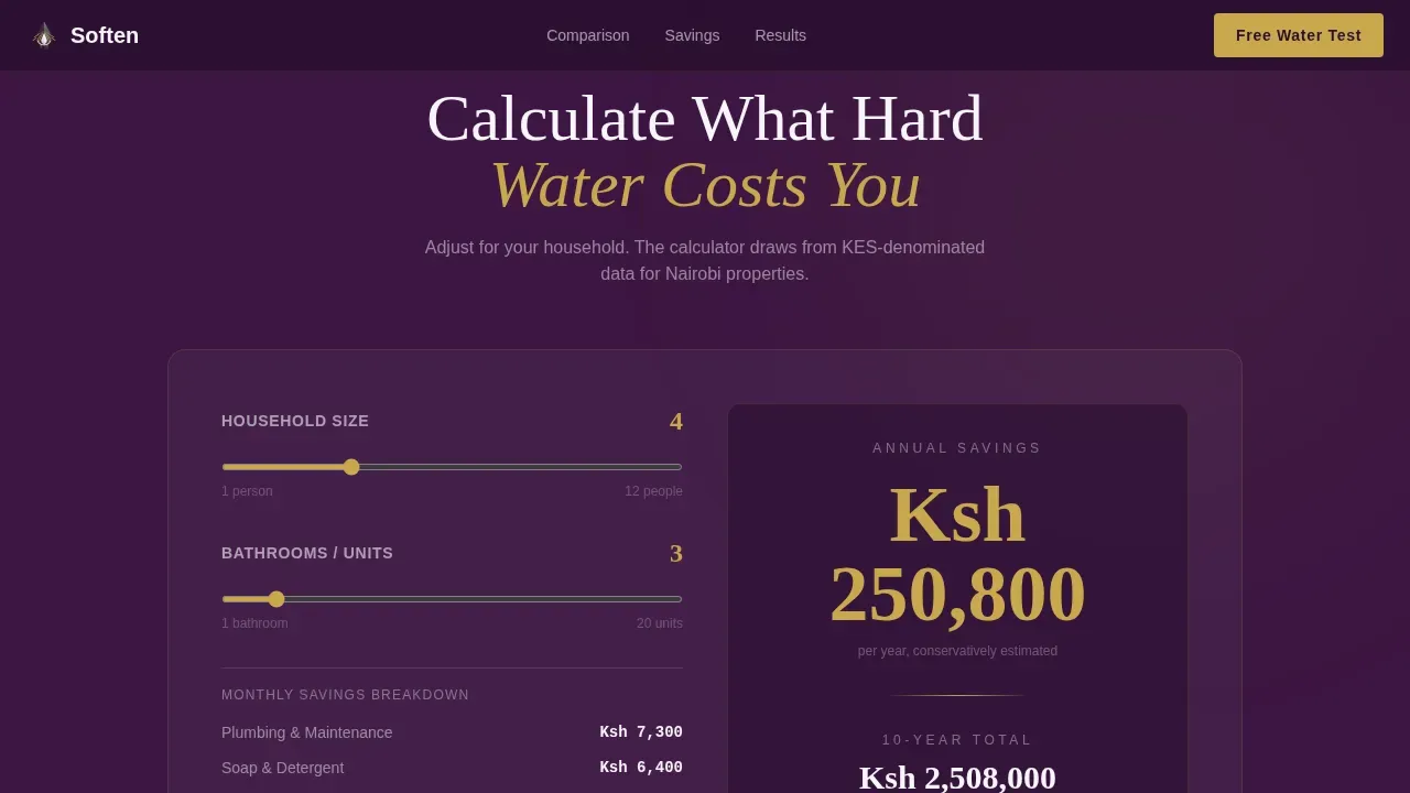 Smart Water Filtration | Free Website Template | Rocket