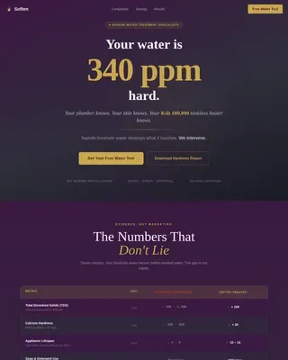 Smart Water Filtration | Free Website Template | Rocket