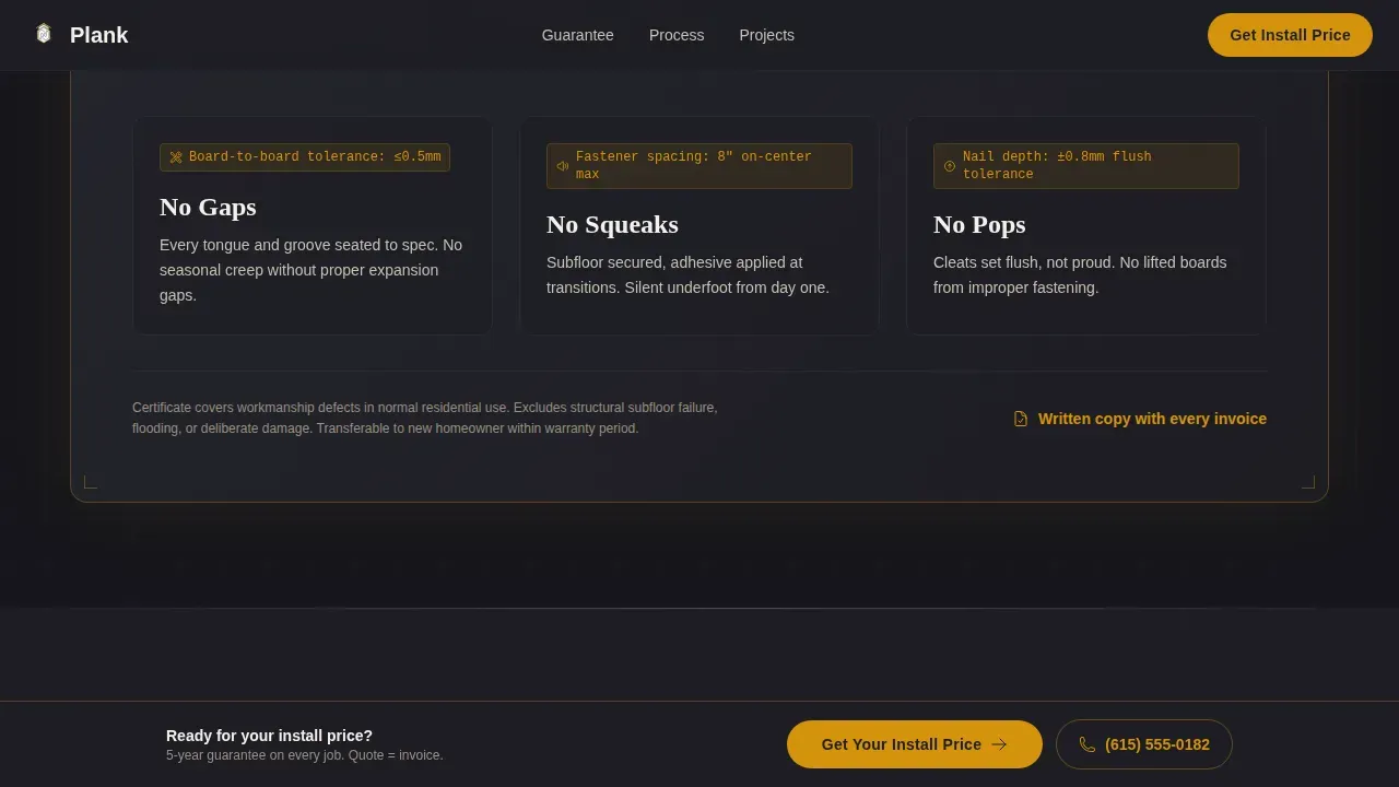 Wood Products & Professional Website Template