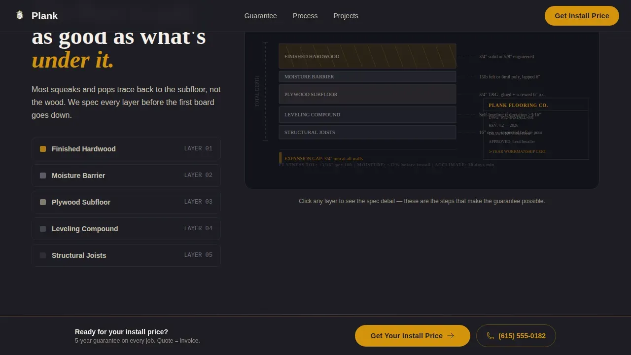 Wood Products & Professional Website Template