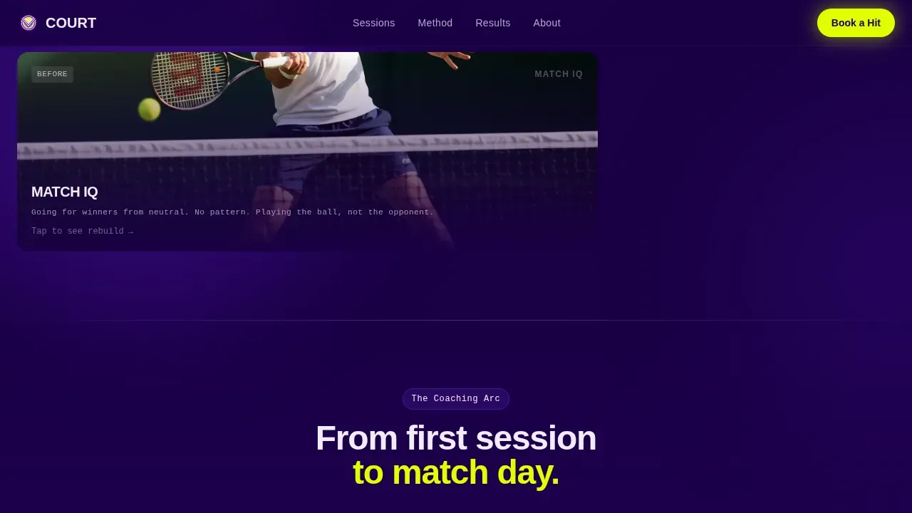 Expert Sports Academy & Coaching Appointment Booking Website Template