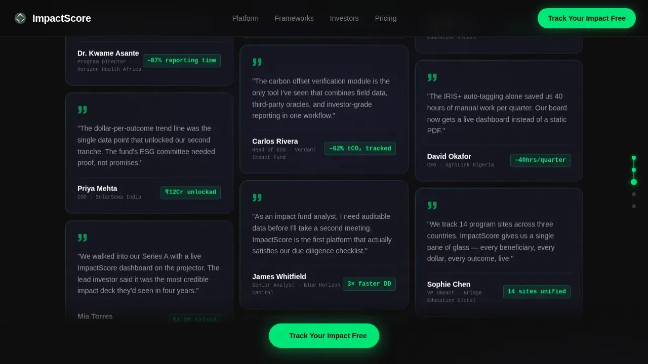 Dynamic Social Enterprise Landing Page Template