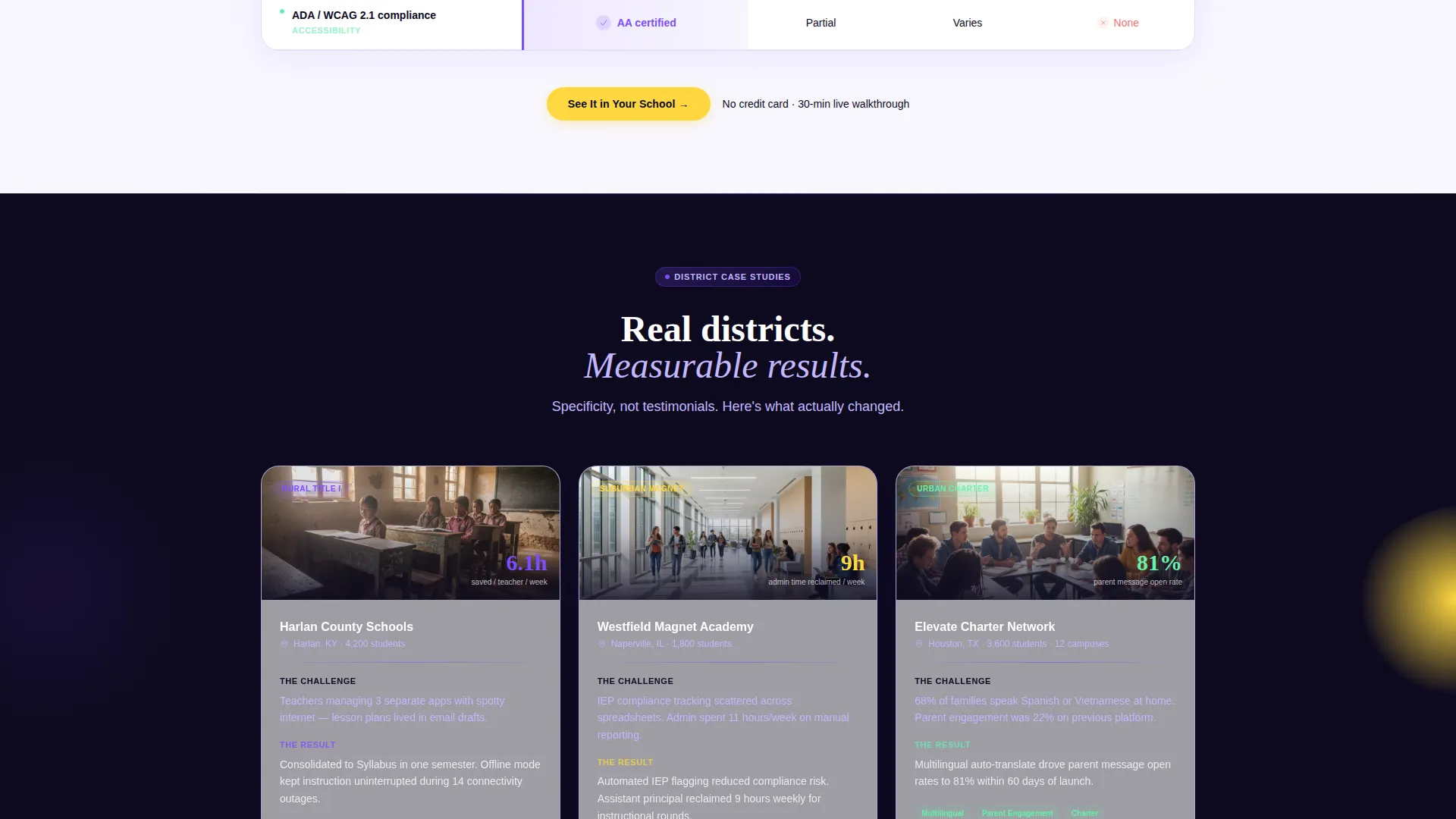 Transformative K-12 Education Landing Page Template