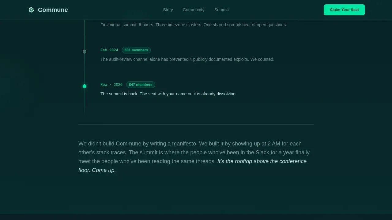 Web3 Developer Landing Page Template