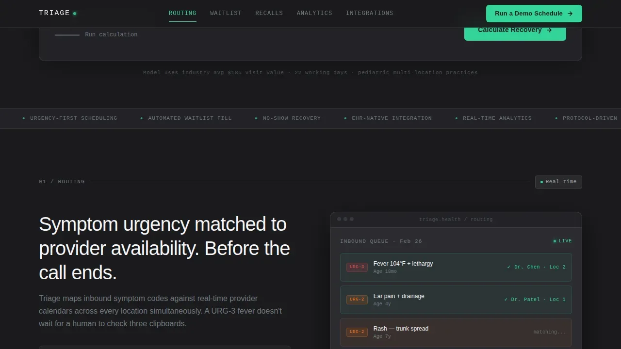 Pediatric Vertical SaaS Pre-Launch Website Template