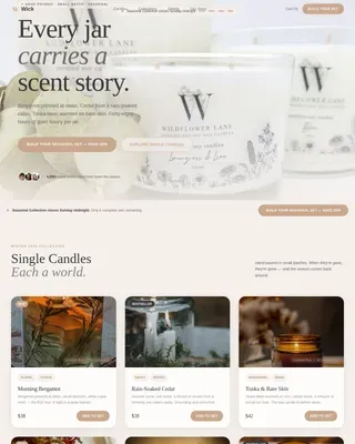 Complete Gift & Specialty Store Professional Website Template