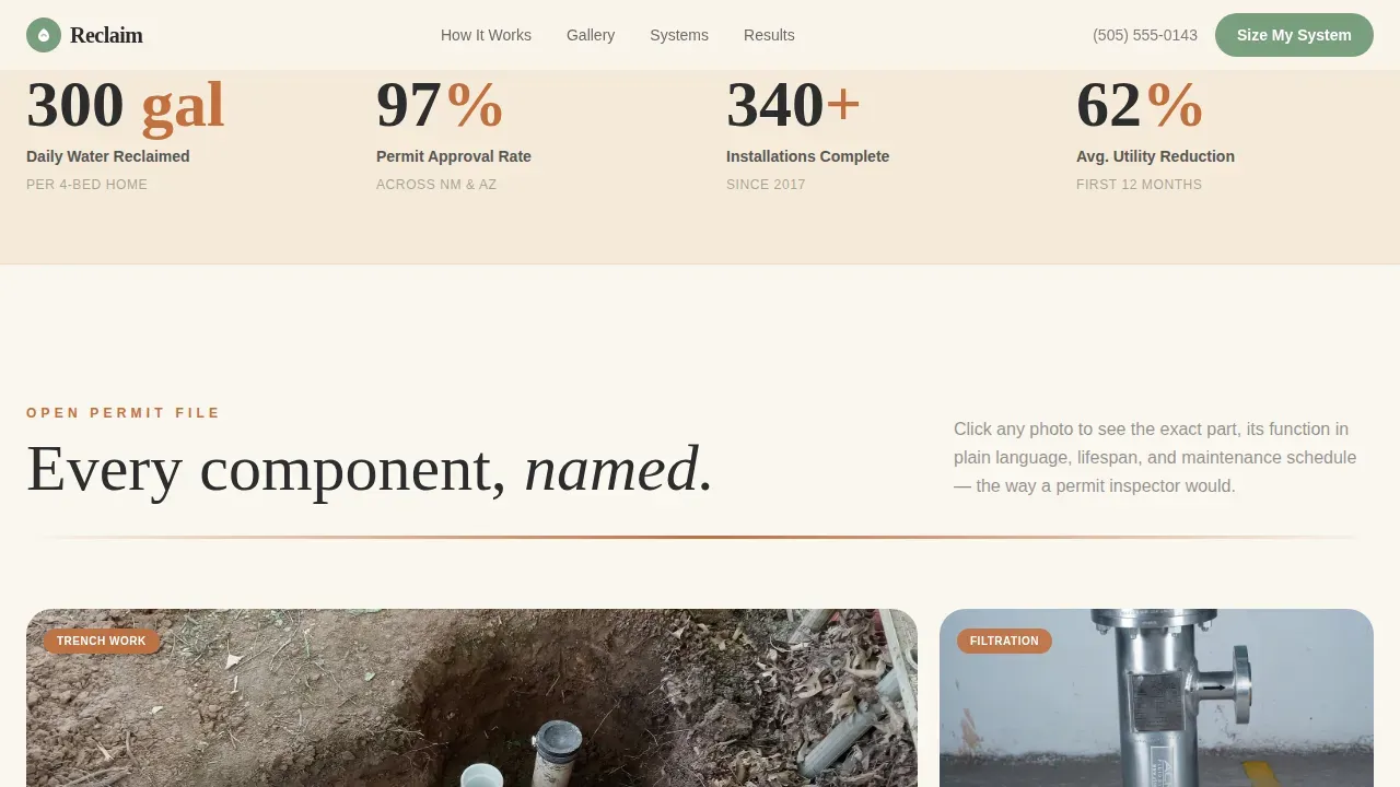 Complete Specialty Construction Portfolio & Case Study Website Template