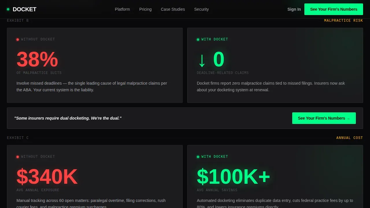 Bold Brutalist Legal Order Management Landing Page