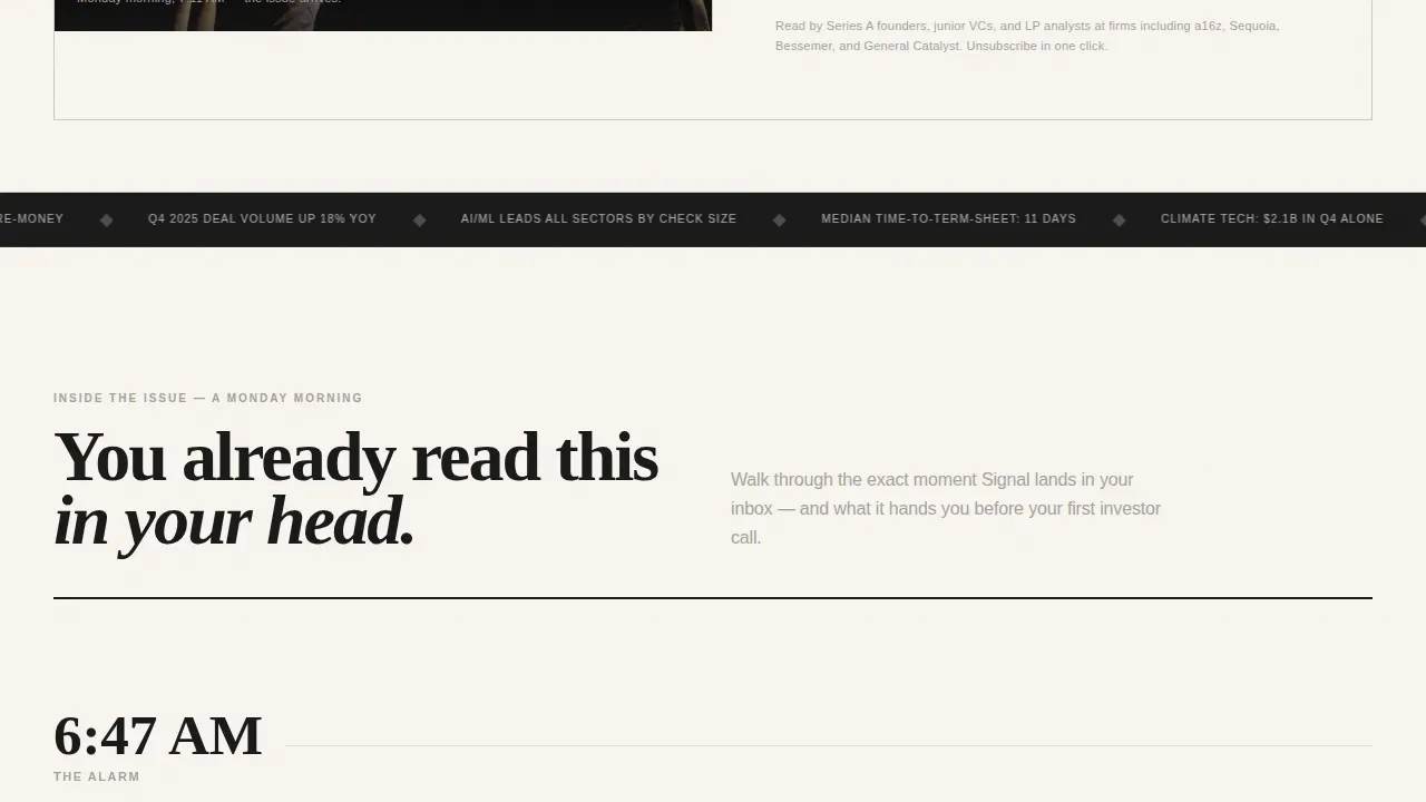 Startup Fundraising Trends Landing Page Template