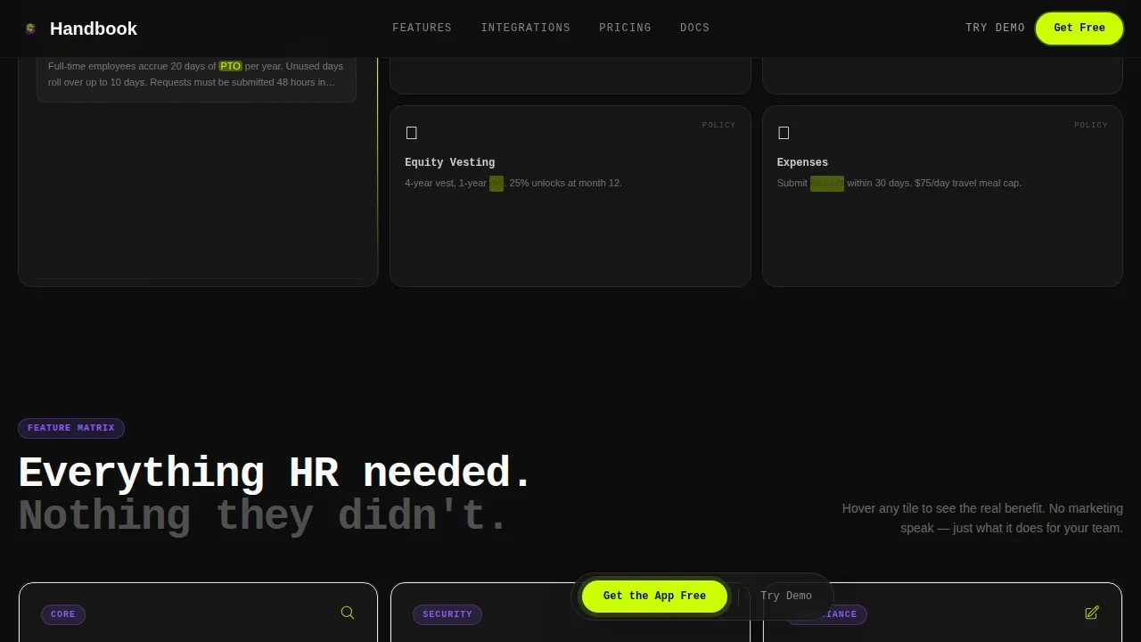 Specialist Internal Knowledge Base Professional Website Template