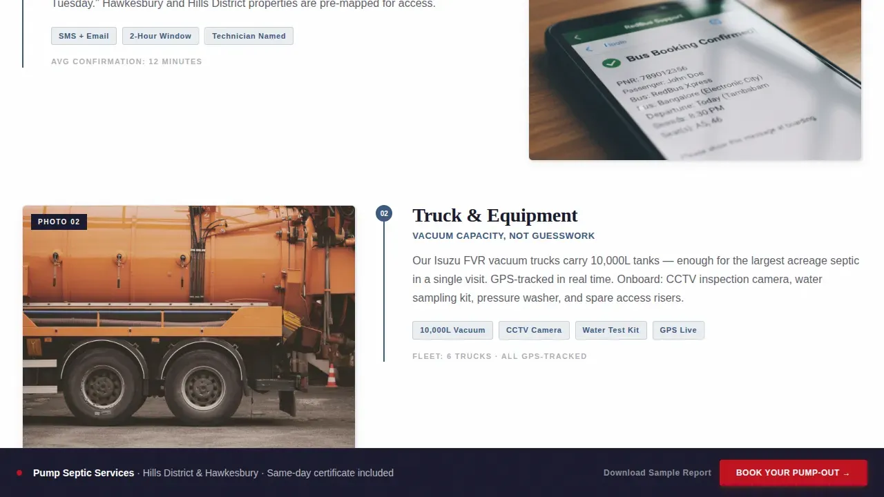 Trusted Septic Maintenance | Free Website Template | Rocket