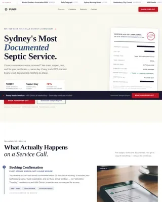 Trusted Septic Maintenance | Free Website Template | Rocket