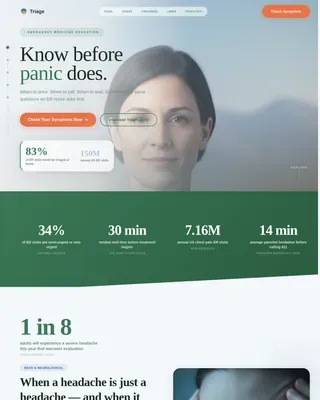 Emergency Medicine Education Website Template