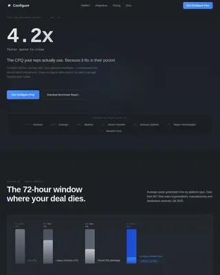 Mobile-First Enterprise Software Pricing Website Template