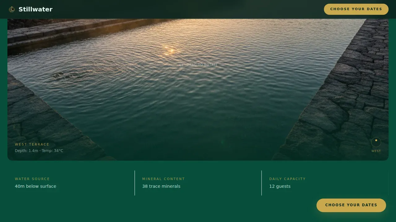 Hotel & Resort Booking Website Template