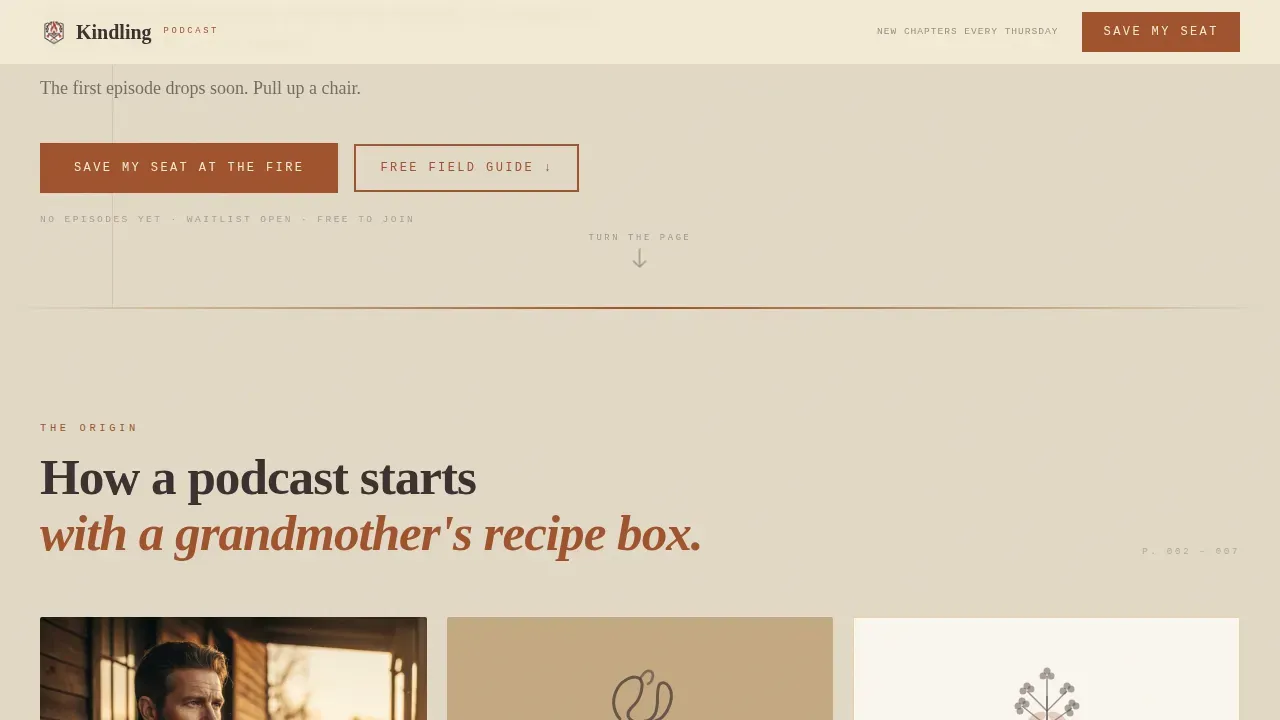 Authentic Wilderness Survival Landing Page Template