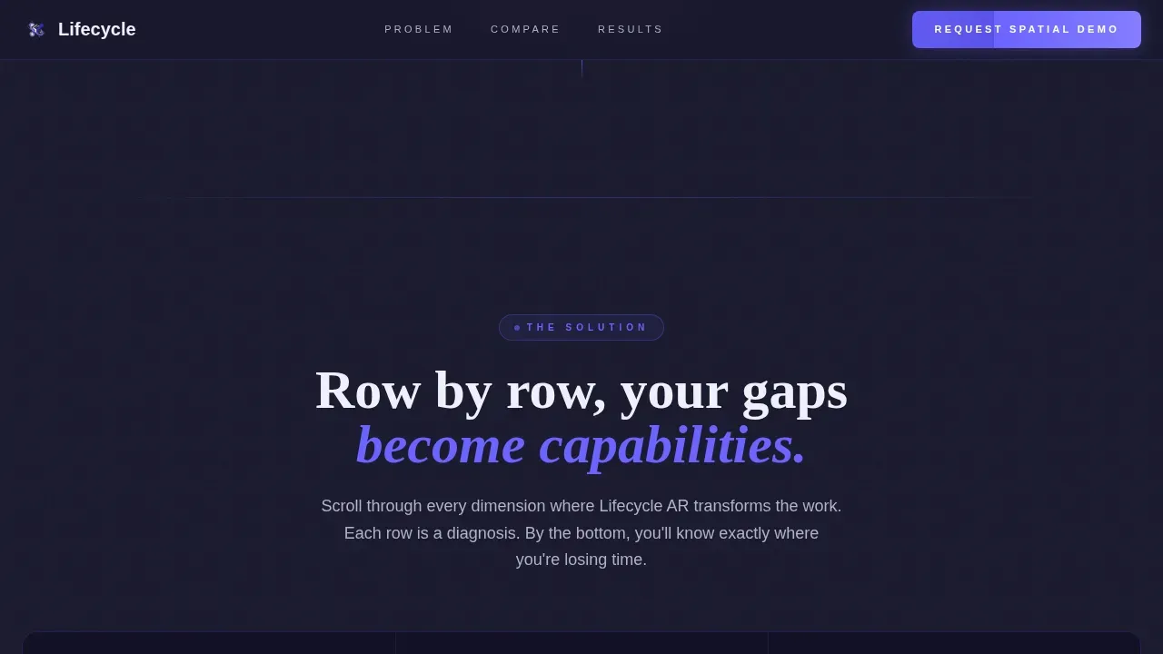 AR-Enhanced Enterprise Software Portfolio Website Template
