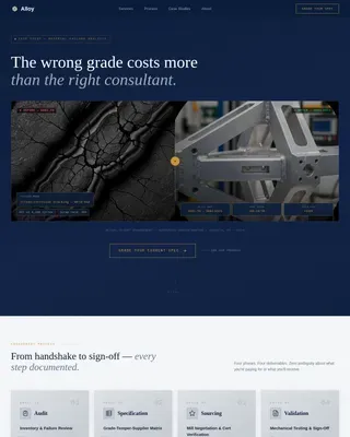 Aluminum Products & Booking Website Template