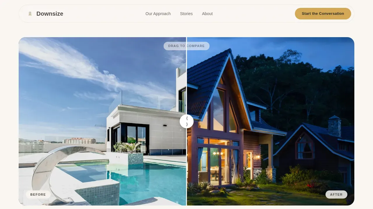 Senior Living Real Estate Landing Page Template