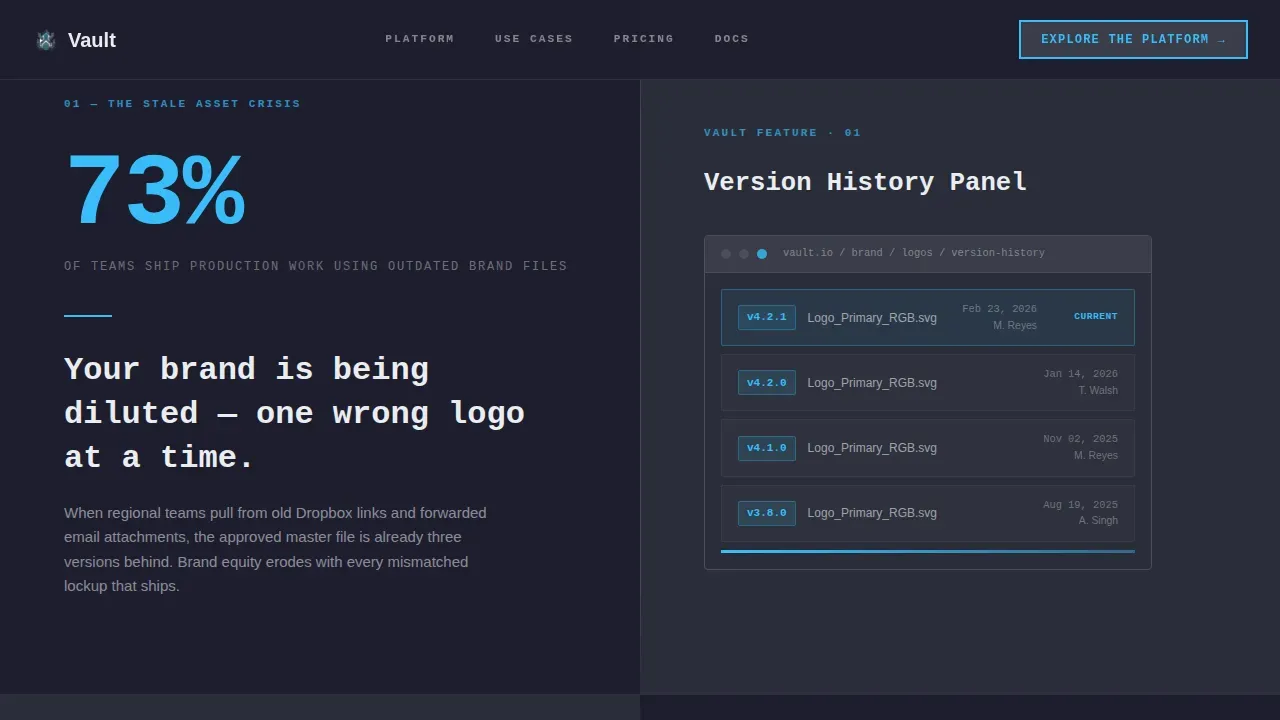 Design System & Component Library Reviews & Social Proof Website Template