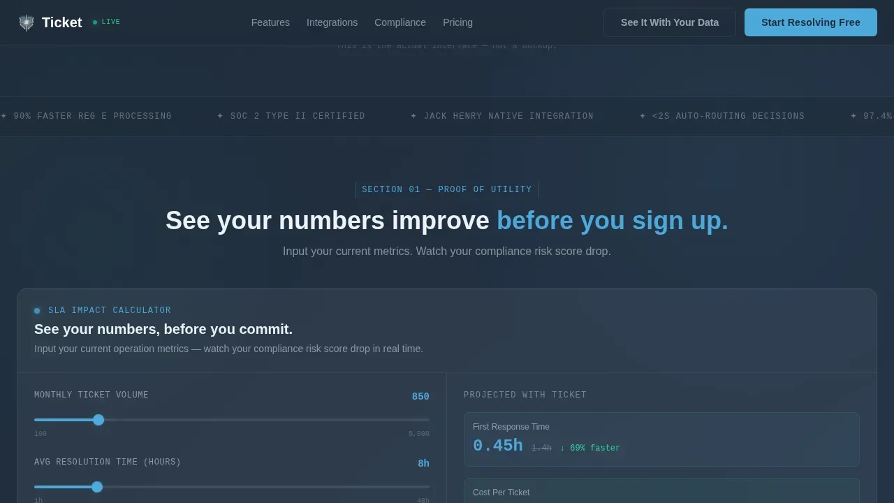 Swift Financial Assistance Landing Page Template