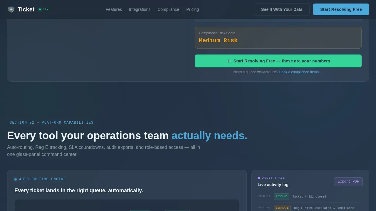 Swift Financial Assistance Landing Page Template