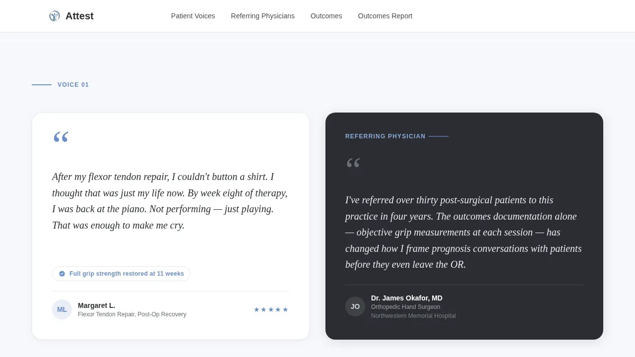 Occupational Therapist Landing Page Template