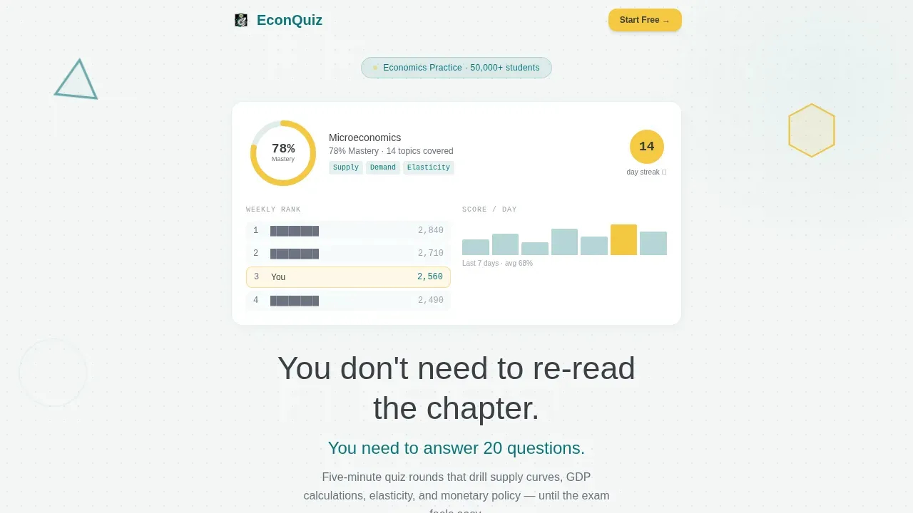 Economics Education Careers & Recruitment Website Template