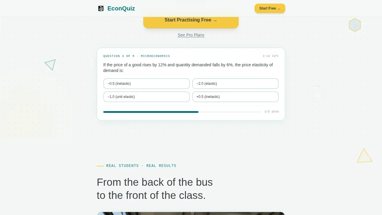 Economics Education Careers & Recruitment Website Template