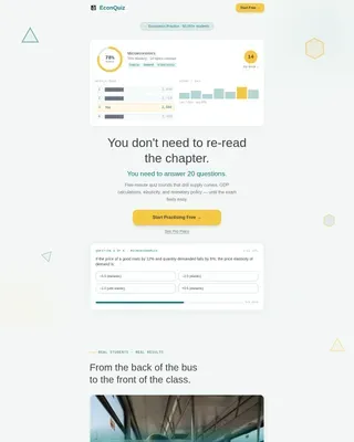 Economics Education Careers & Recruitment Website Template