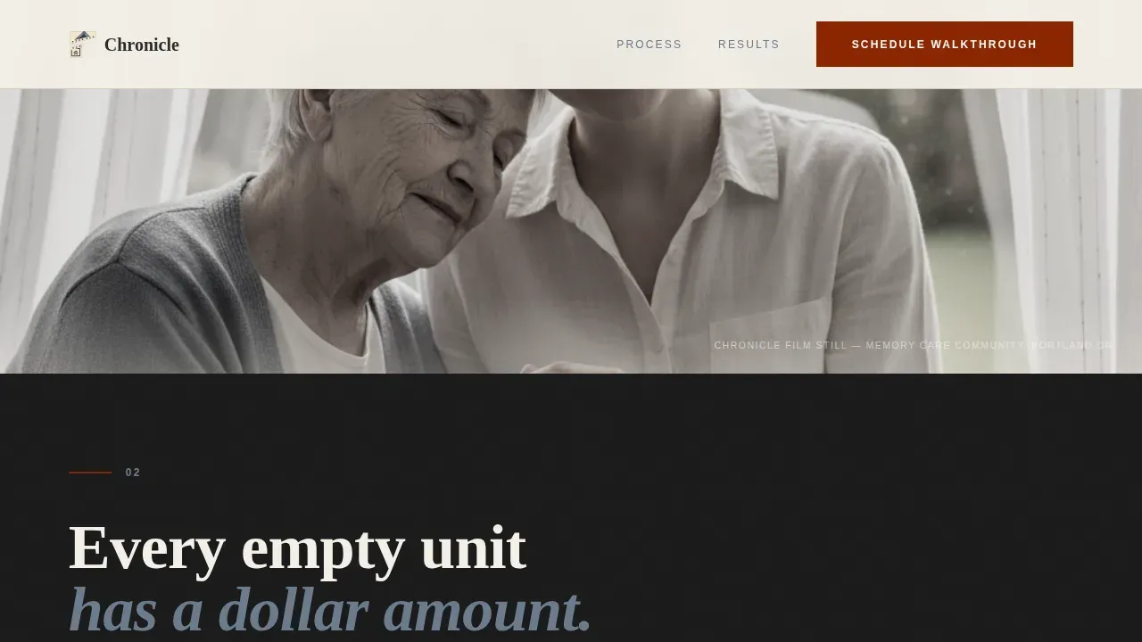Compassionate Senior Care Landing Page Template