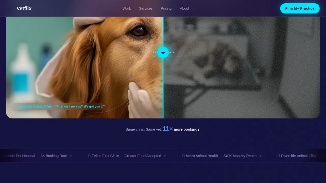 Captivating Veterinary Education Landing Page Template