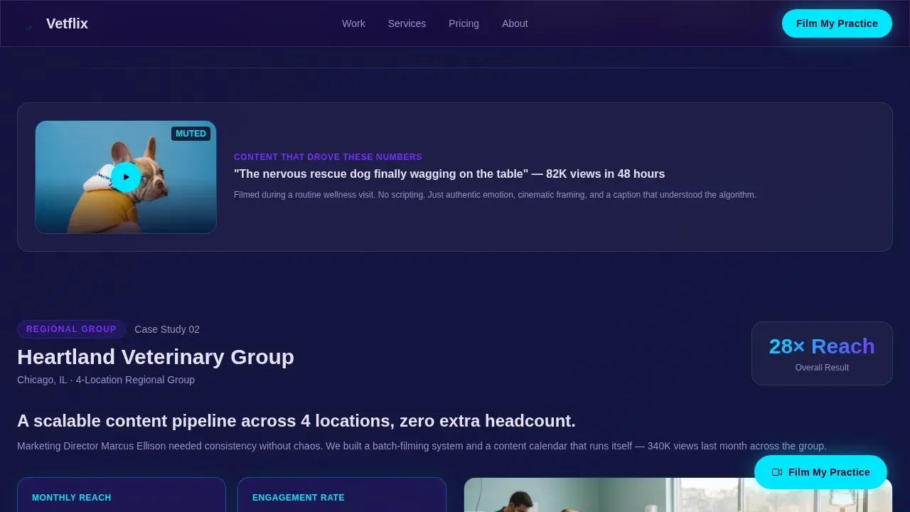 Captivating Veterinary Education Landing Page Template