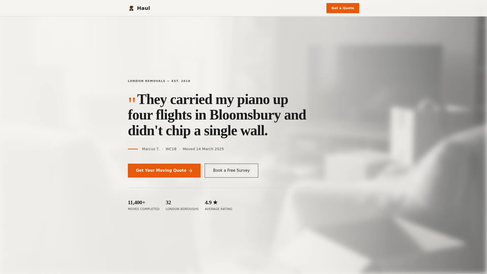 Professional Relocation | Free Website Template | Rocket