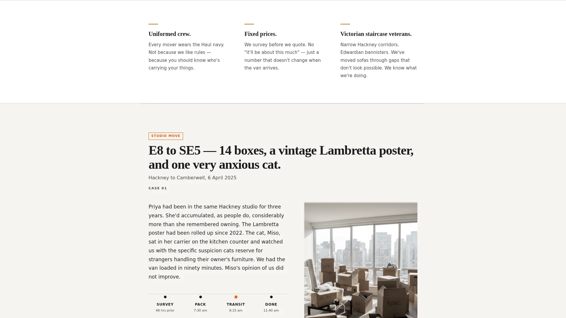 Professional Relocation | Free Website Template | Rocket