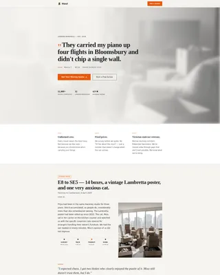 Professional Relocation | Free Website Template | Rocket