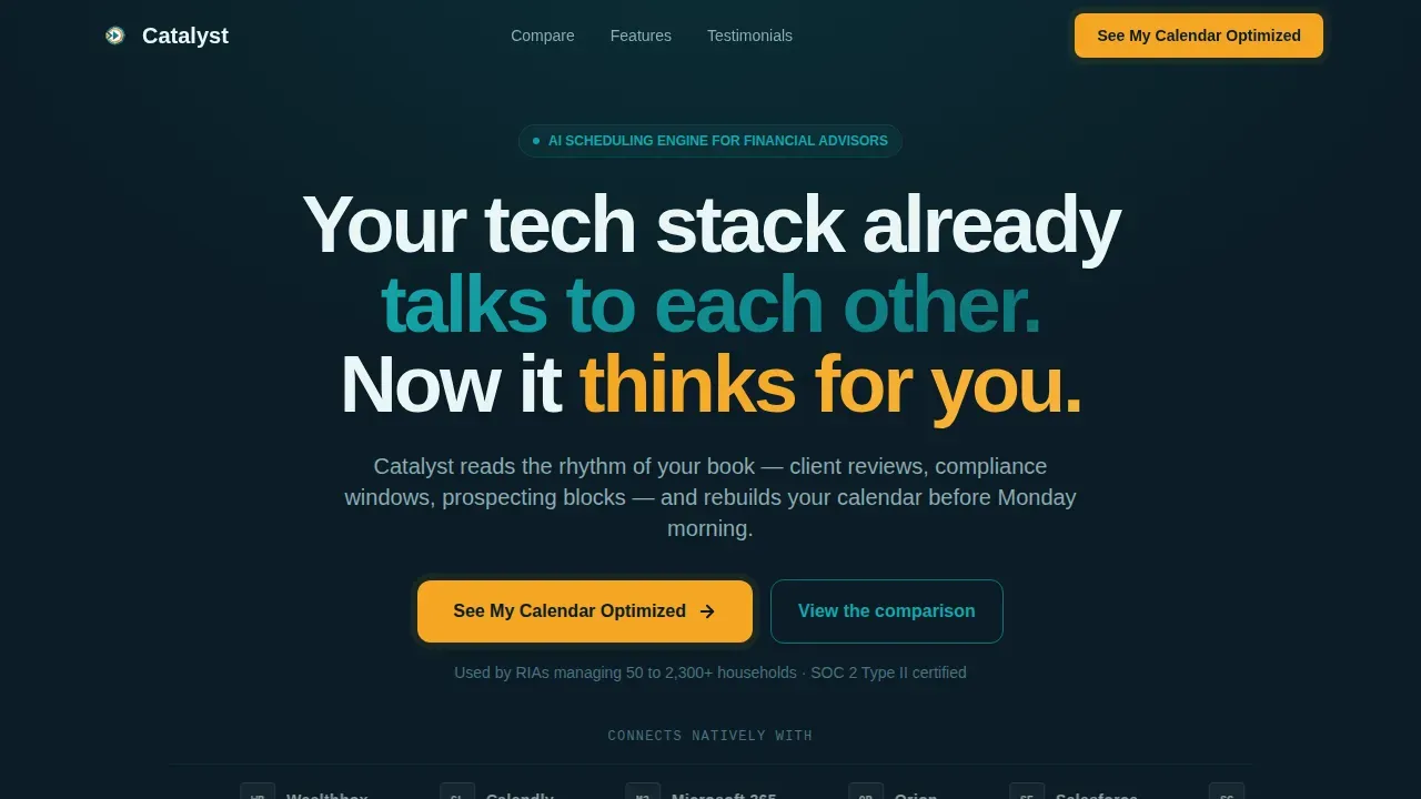 AI for Financial Reviews & Testimonials Website Template