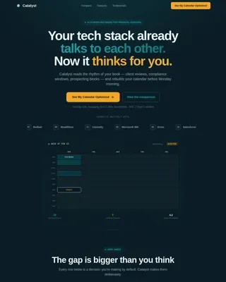 AI for Financial Reviews & Testimonials Website Template
