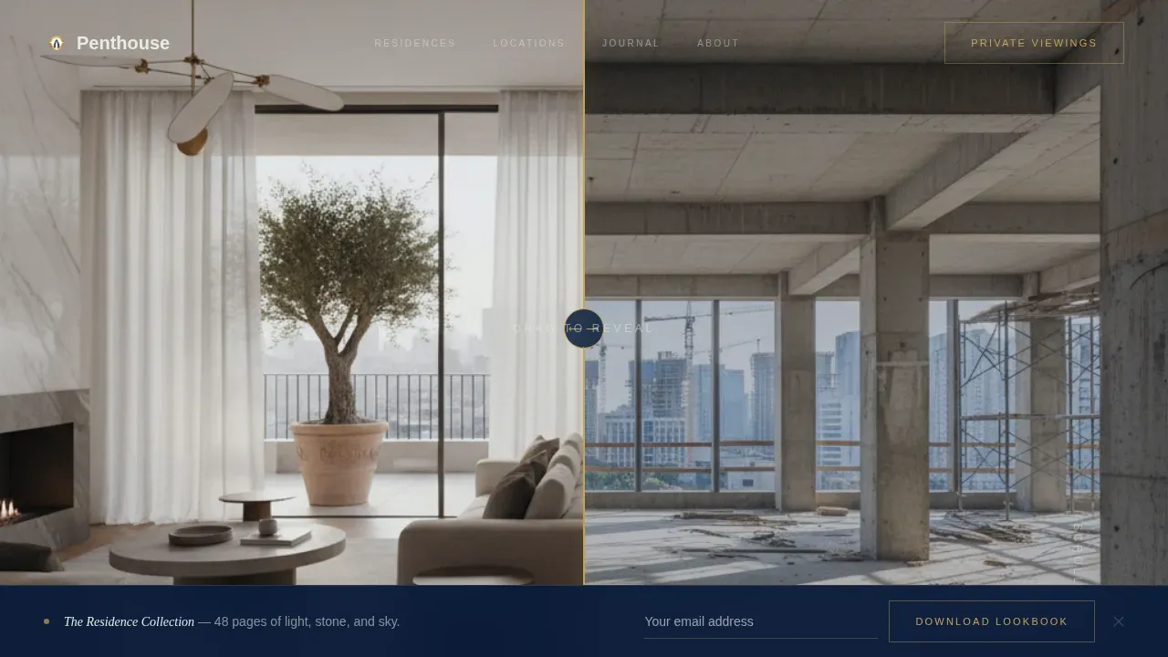 Luxury Property Development Landing Page Template