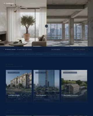 Luxury Property Development Landing Page Template