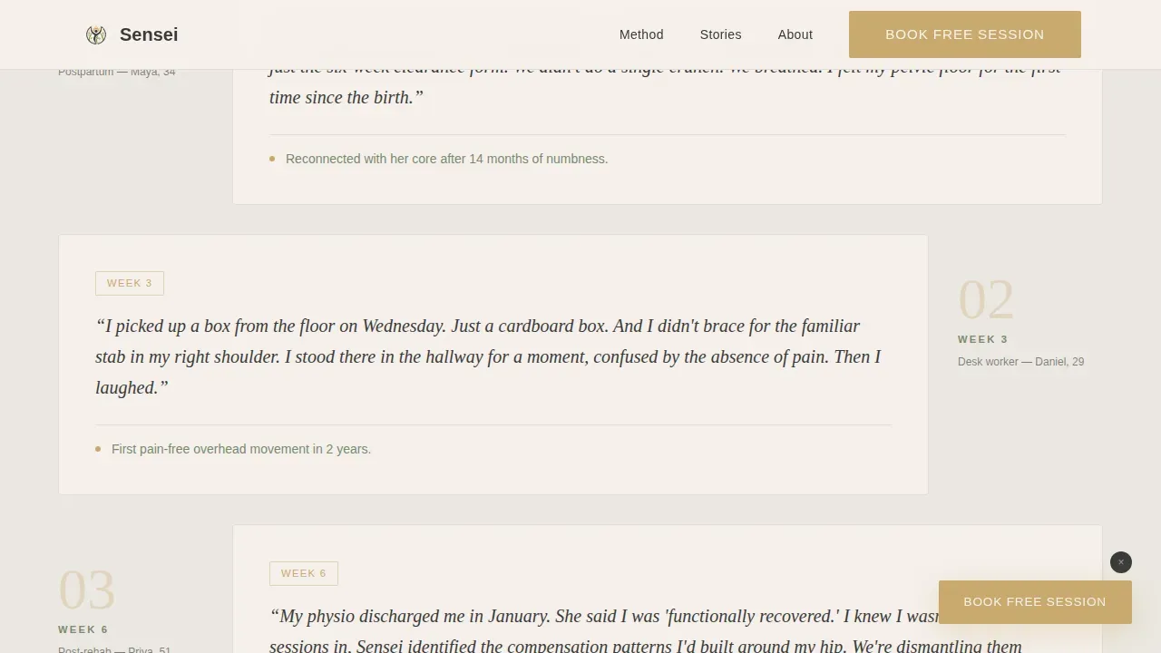 Online Personal Trainer Website Template for Remote Coaching