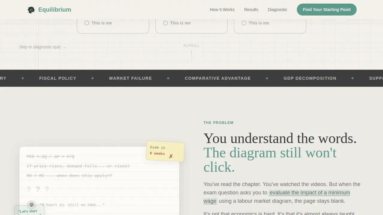 Economics Education Professional Website Template