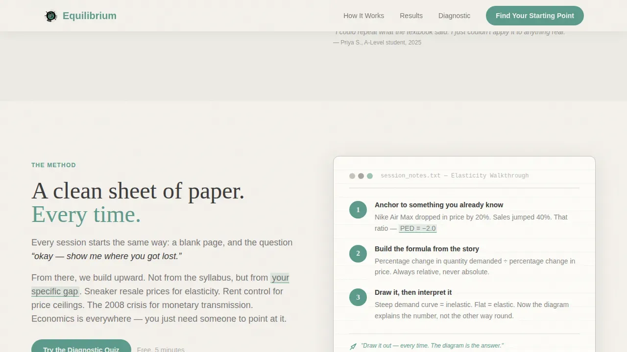 Economics Education Professional Website Template